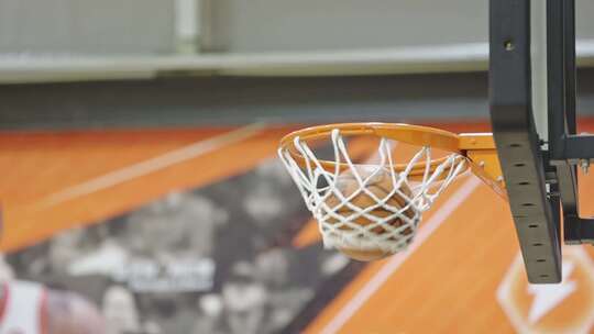 篮球比赛练习投篮游戏篮框视频素材模板下载
