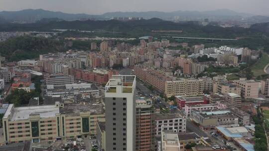 航拍深圳城市建筑风景