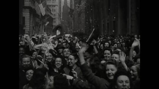 美国庆祝第二次世界大战结束
