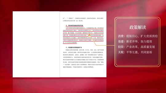 红头文件  政策解读 党建汇报 政府报告