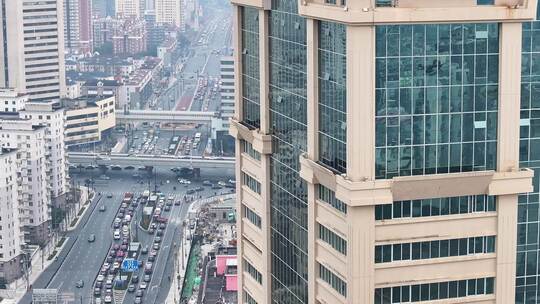 上海高架 城市风光航拍