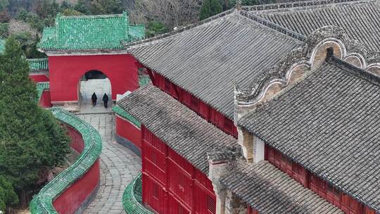 湖北武当山景区太子坡文化古迹旅游