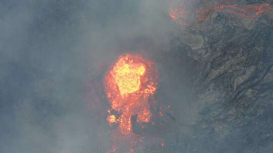 火山熔岩岩浆火山爆发视频素材模板下载