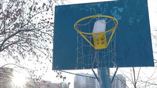旧篮球篮板