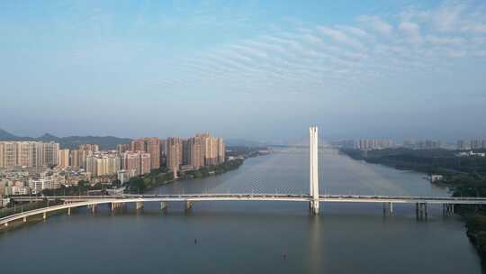 航拍广东惠州合生大桥