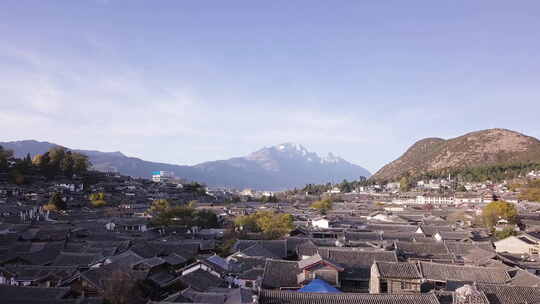 丽江玉龙雪山景区视频素材模板下载