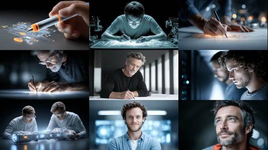 工程师匠心筑梦科技创新引领未来高清在线视频素材下载