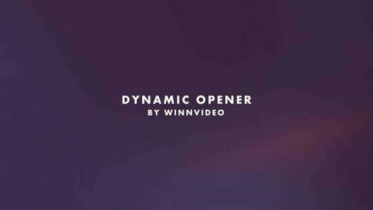 简洁电视节目活动介绍开场AE模板