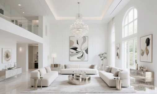 现代简约风格客厅室内装修