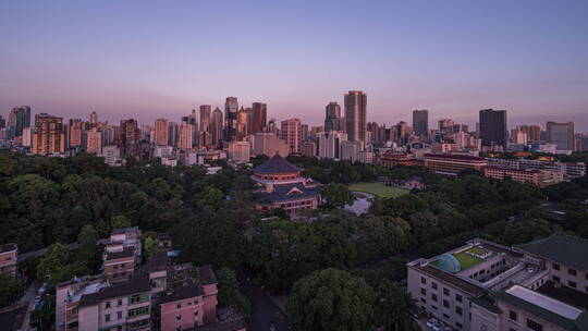 越秀中山纪念堂日转夜