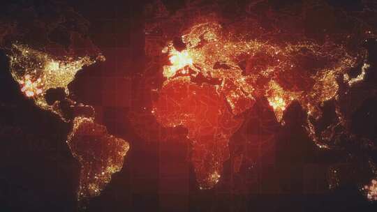 世界地图网红