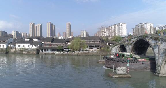 拱宸桥 大运河 航拍 杭州 2