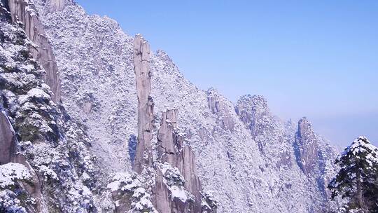 江西三清山雪景