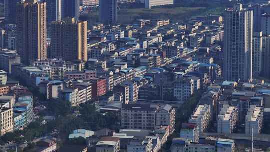 航拍城市建筑高楼