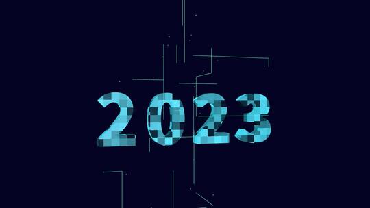 2023三维科技感电路板生长线条场景