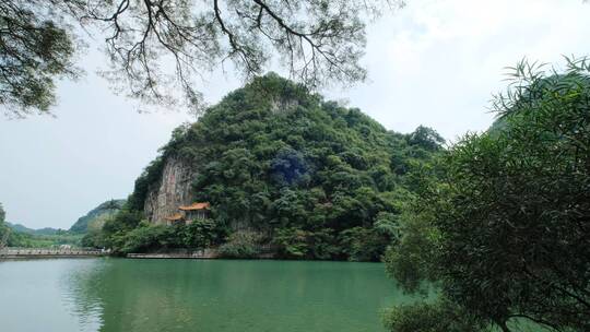 广西柳州山水龙潭公园风景