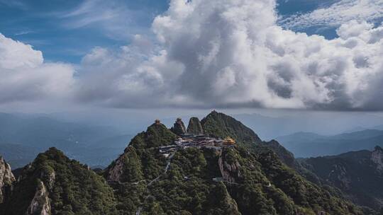 老云山航拍延时视频素材模板下载