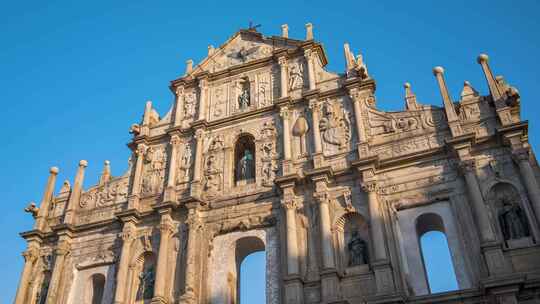 澳门地标建筑日景延时航拍合集