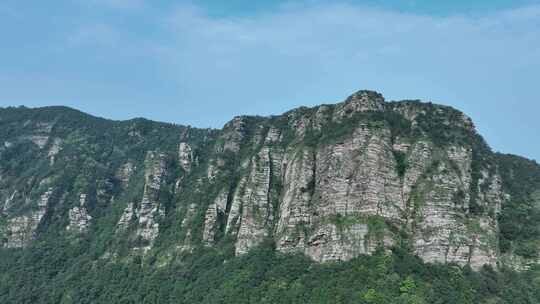 庐山风景区山峰岩石航拍山脉山丘山岭山陵