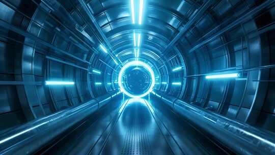 新质生产力深空探索太空隧道科幻