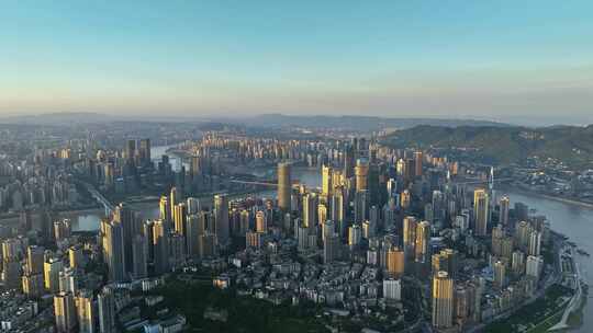 4K重庆城市高空航拍