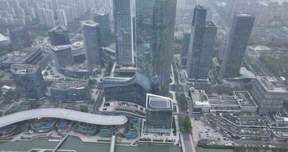 苏州ifc国金大厦航拍