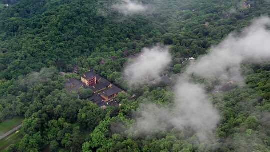 杭州灵隐寺航拍