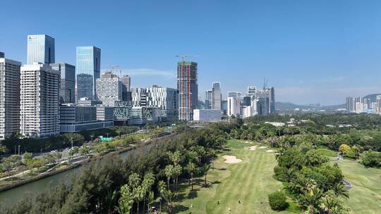 深圳南山区高新科技园航拍