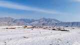 贺兰山雪景 贺兰山西麓雪景3高清在线视频素材下载