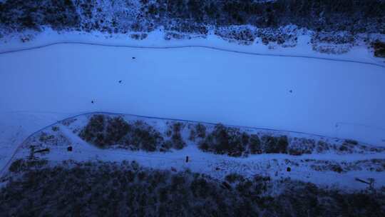 云顶滑雪场 滑雪场 日出