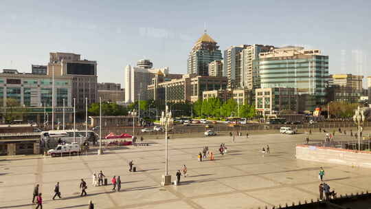 北京站广场风景