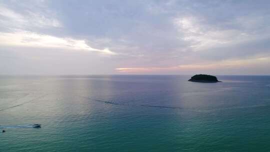 Boat， Ocean，涛岛，泰国