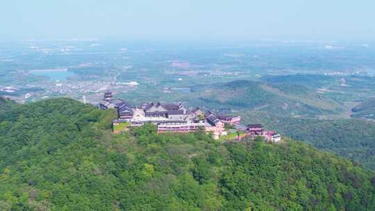 金坛茅山风景区航拍