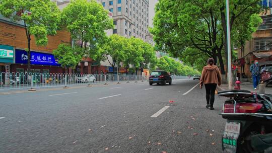 城市公路街道实拍素材