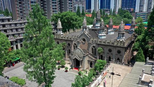 欧式哥特风格佛教寺院武汉古德寺