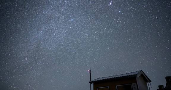 洛阳4k白云山银河斗转星移星空延时摄影