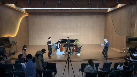 音乐厅小提琴表演视频素材模板下载