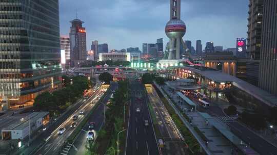 上海陆家嘴/城市夜景/航拍合集