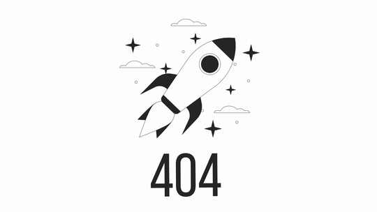 宇宙飞船飞行Bw 404错误动画