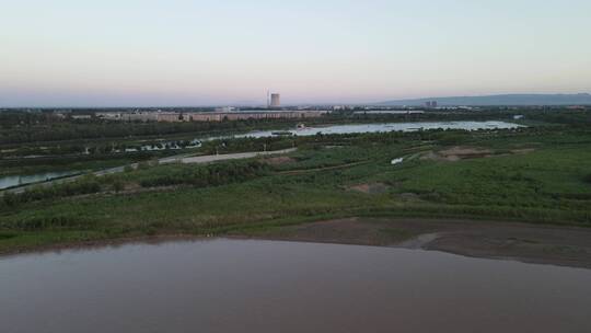 生态湿地上升视角