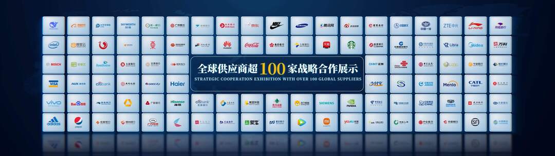 全球合作伙伴合作客户品牌展示LOGO墙