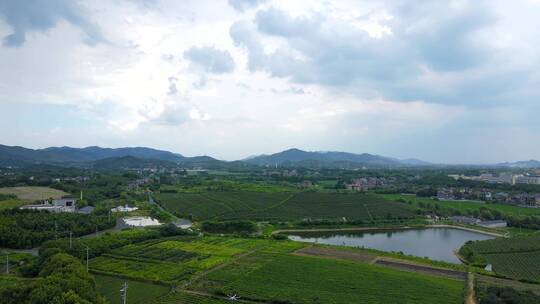 杭州市径山镇的乡间田野