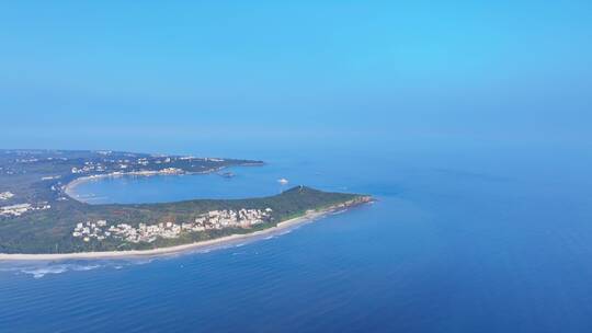 北海涠洲岛海岛风光全景