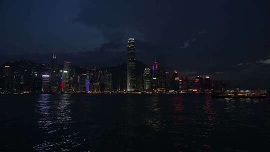 香港维多利亚港湾夜景