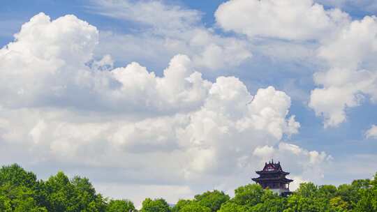 武汉夏季唯美天空风光