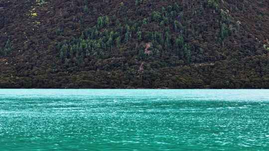 唯美湖泊流水森林绿水