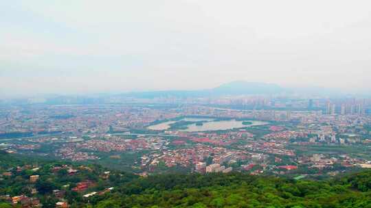 从清源山南台岩看泉州大景