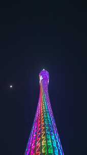 广州国际灯光节广州塔夜景灯光秀
