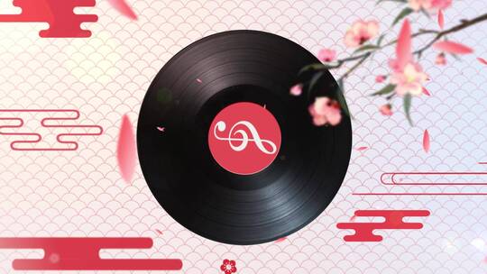 音乐中国风 3D动画视频素材