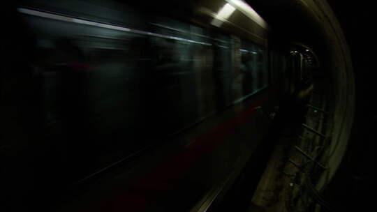 城市交通地铁站台乘车人群地铁列车驾驶室视频素材模板下载